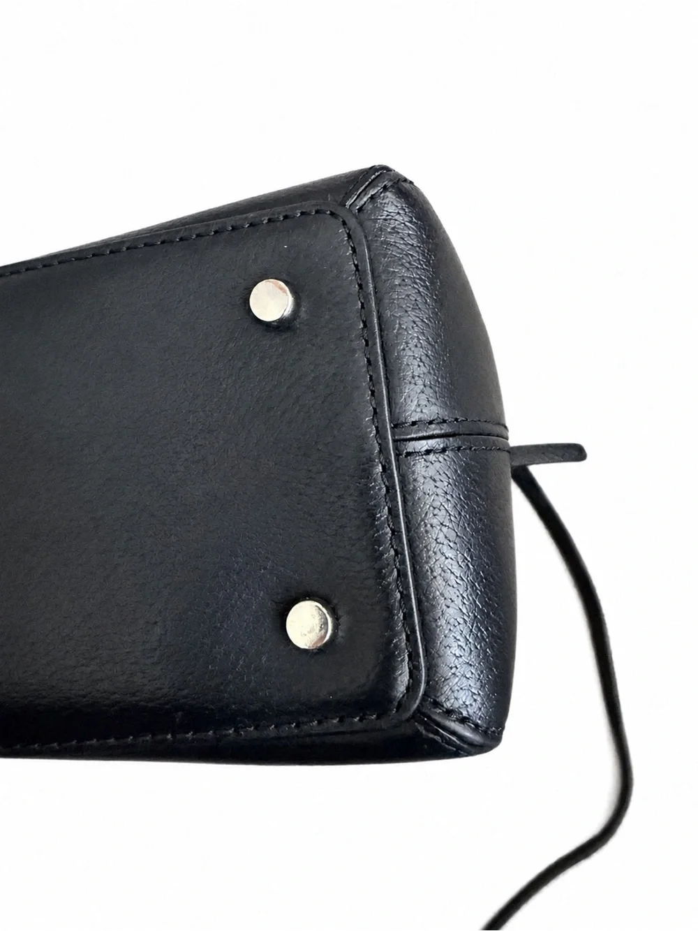 Kate Spade New York Matthew’s Street Maise Bow Crossbody Satchel Black Leather